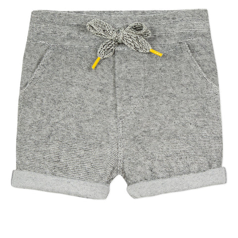 Flecked Terrycloth Bermuda Shorts
