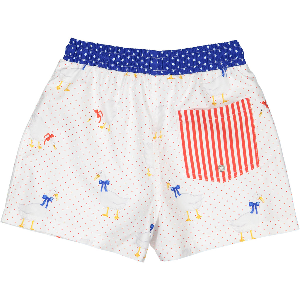 Fourth of july swim trunks sales