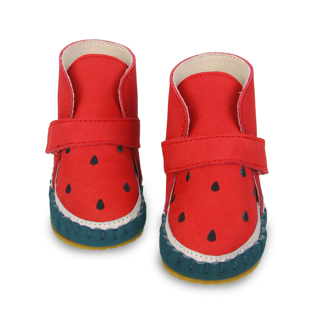 Donsje Nino Fruit Watermelon Booties – Petit Mignon