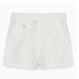 Boys Formal White Shorts