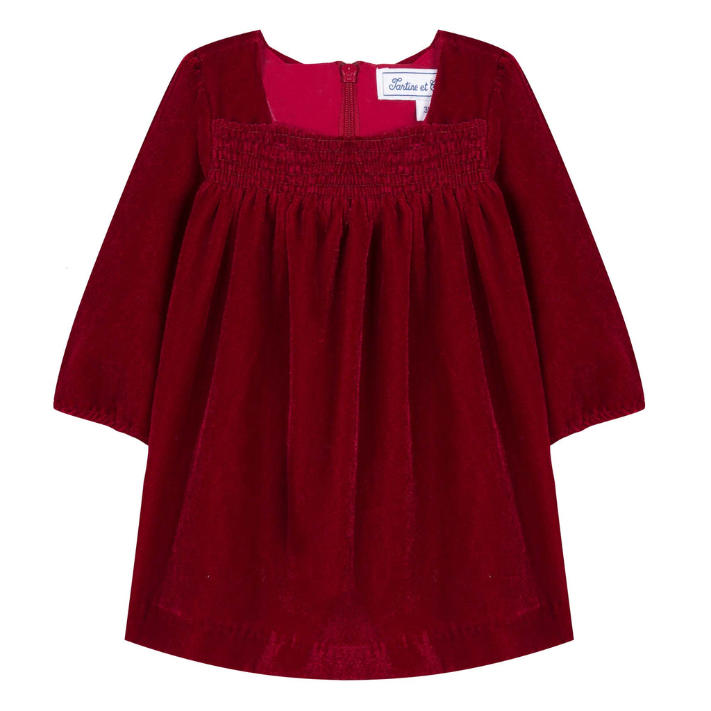 Tartine et Chocolat Red Velvet Dress Petit Mignon Tartine et Chocolat Red Velvet Dress Petit Mignon