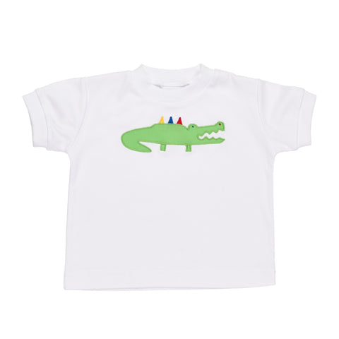 T Shirt with Alligator Applique