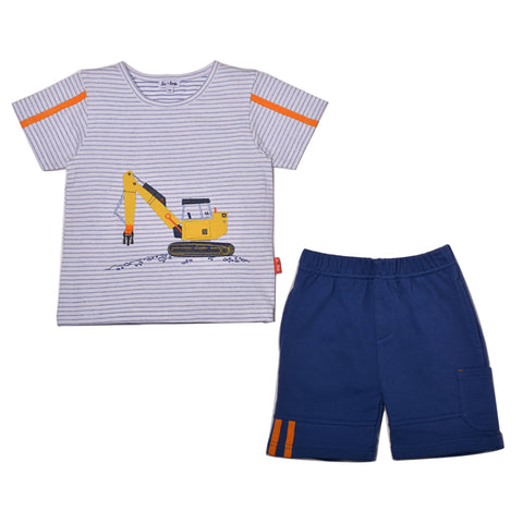 "Let's Build" Tee & Short