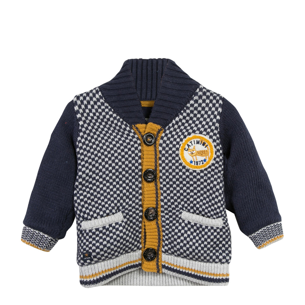 Jacquard knit Cardigan