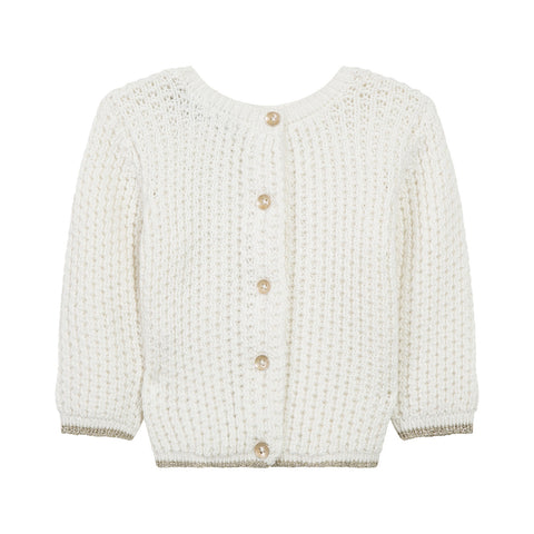 Ivory Front and Back Cardigan