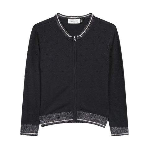 Girls Zip-Up Cardigan