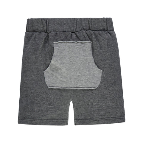 Baby Boys Grey Shorts - Organic Cotton