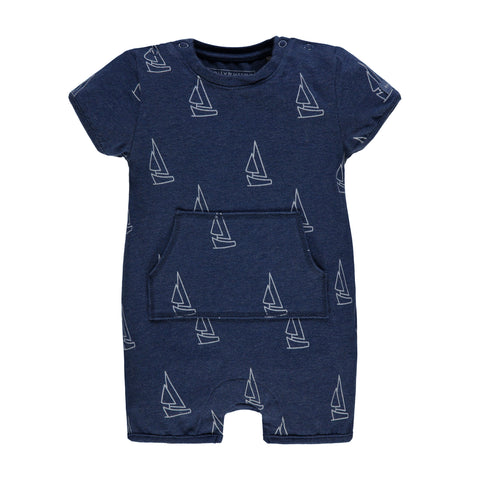 Baby Boys Short Sleeve Playsuit