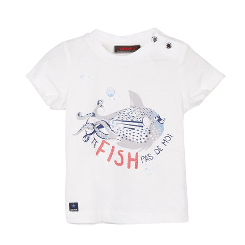 T-shirt with Fish Pattern