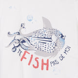 T-shirt with Fish Pattern