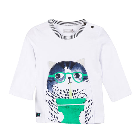 Catimini Fun T-Shirt – Mignon Petit Velcro Badges with