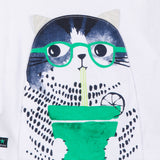 "Funny Cat" Printed T-shirt