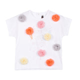 T-shirt With Pompom Pattern