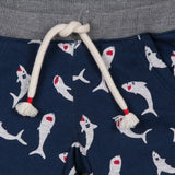 Shark Print Fleece Sweatpants