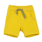 Yellow Fleece Shorts