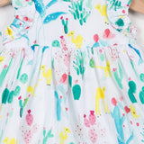 Baby Girls Dress and Bloomer in Printed Voile