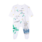 Bunny Print Jersey Coverall