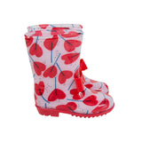 Rain Boots With Heart Print