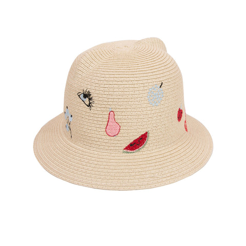 Fruit Pattern Straw Hat