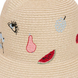 Fruit Pattern Straw Hat