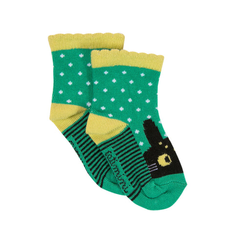 Colorful Green Polka dot Socks