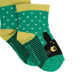 Colorful Green Polka dot Socks