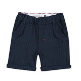 Boys Khaki Cotton Shorts with Cargo Pockets