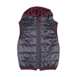 Boys Reversible Sleeveless Padded Jacket- Bordeaux/Steel