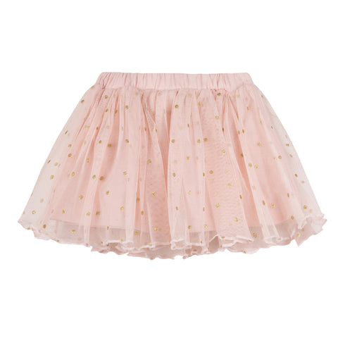 Baby Girls Gold Confetti Tutu Skirt