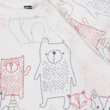 Baby Bear Print Babygrow