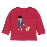 Baby Girls "Girl with Little Puppy" Tee