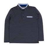 Boys Striped Small Collar Shirt