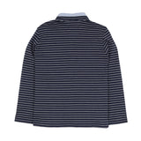 Boys Striped Small Collar Shirt