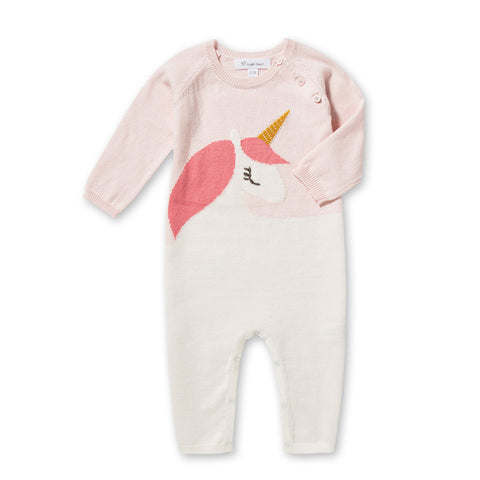 Unicorn Intarsia Coverall