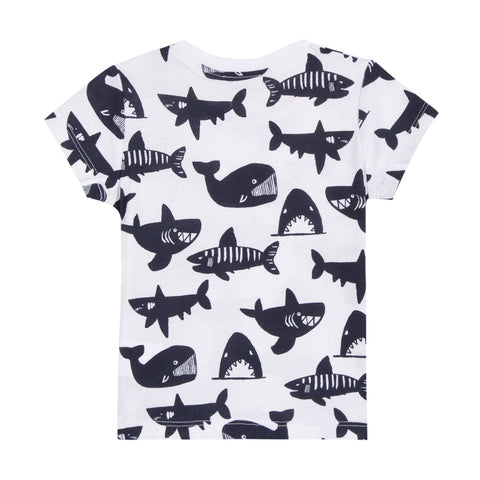 Baby Boys Fish Print Tee