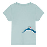 Baby Boys Aqua Blue Dino Tee