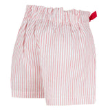 Girls Red Striped Shorts