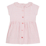 Baby Girls Red Striped Dress