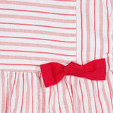 Baby Girls Red Striped Dress