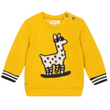 Baby Boys Yellow Llama Sweatshirt