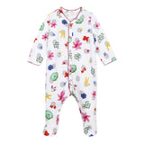 Tropicool Jersey Printed Footie Pajama