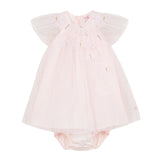 Girls Pink Tulle Dress Set