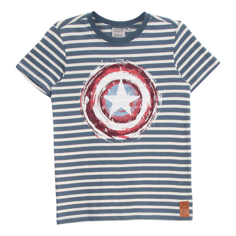 Captain America Embossed T-Shirt