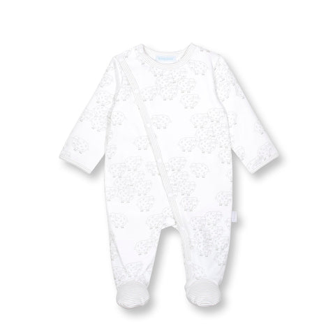 Little Lamb Footed Coverall Grey