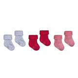 Baby Terry Cloth Bouclette Socks Set - Three Pairs
