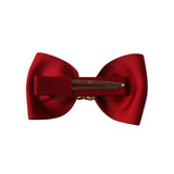 Girls Small Bowtie Bow - Christmas Glitter