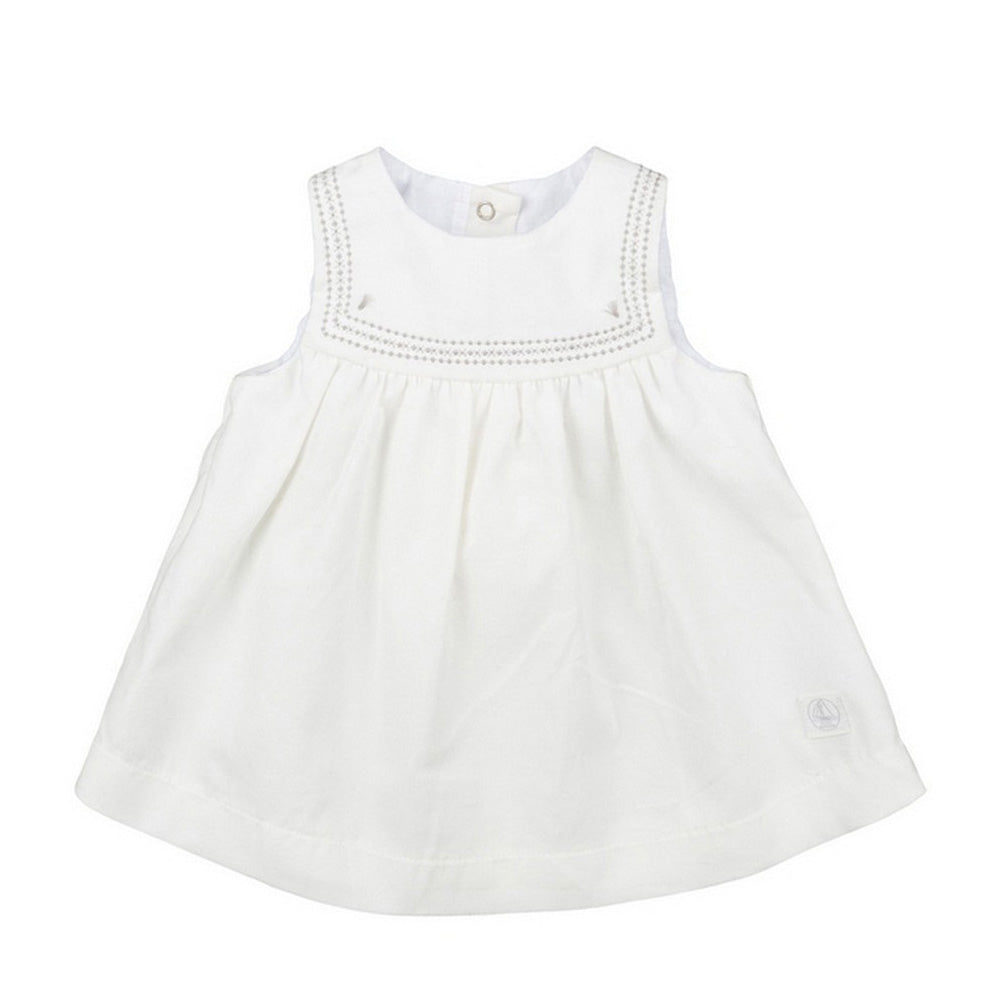 Baby Girl Sleeveless Corduroy Dress