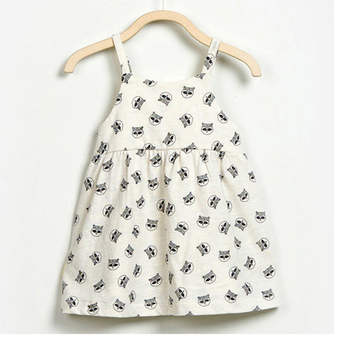 Baby Girls Raccoon Dress with Underpants