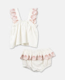 Nena Baby Girl Top + Bloomer Set