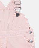 Melon Pink Dungaree Dress